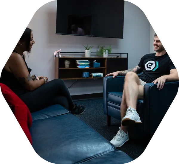 A one to one therapy session at e-motion wellness